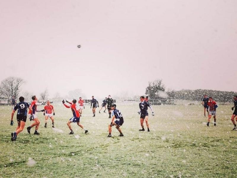 Spot the 'snow'ball - Cnoc Mhuire Granard win with an avalanche of scores !