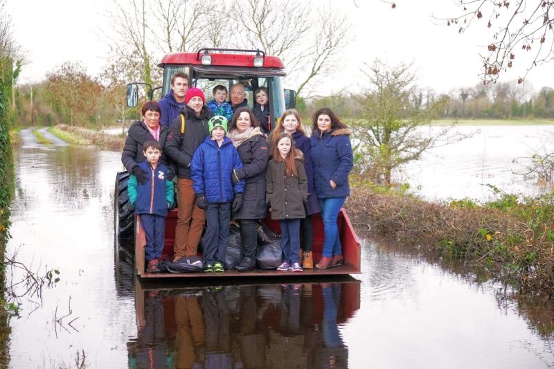 A number of Longford roads are flooded but passable 