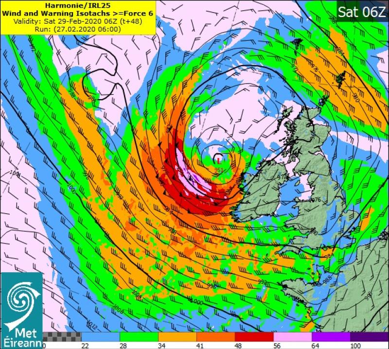 Met Éireann warns that Storm Jorge will bring severe winds and more flooding