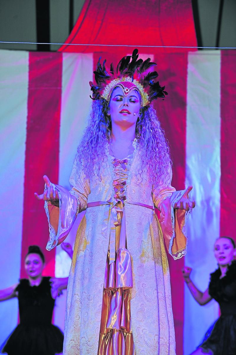 Just one of the musical highlights from The Greatest Show at Ballymahon Vocational School Picture: Frank McGrath