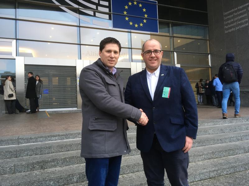 Matt Carthy with Chris MacManus
