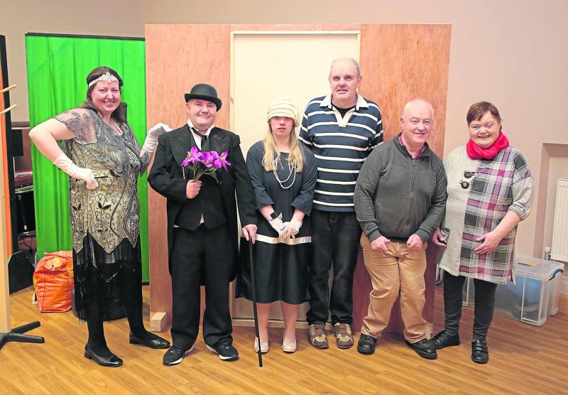 The St Christopher's service users going to USA: Fiona McLoughlin, Seamus Gray, Triona Maloney, James Baxter, John O'Reilly and Rosie Maguire   Picture: Shelley Corcoran