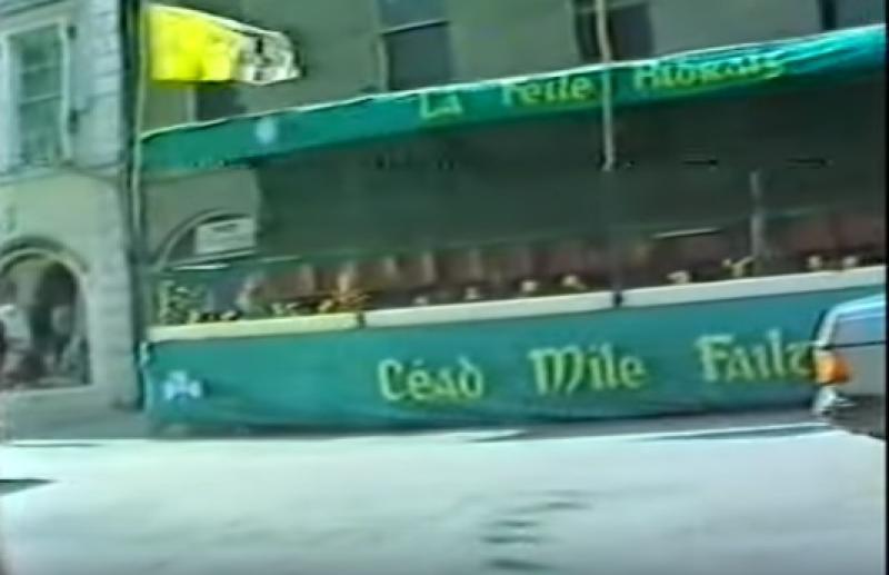 WATCH| A look back at St Patrick’s day in Longford town 1986