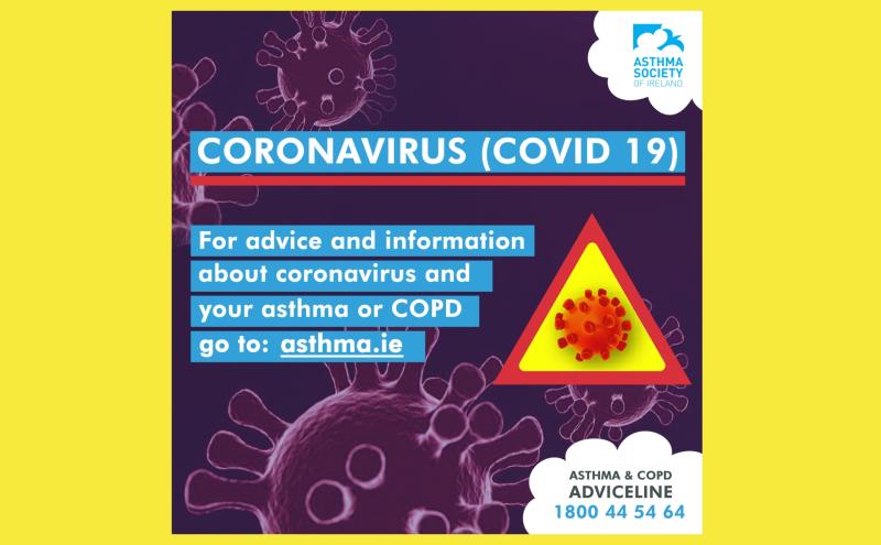 Asthma Society’s advice on #Covid19 to the 3,003 people in Longford living with asthma