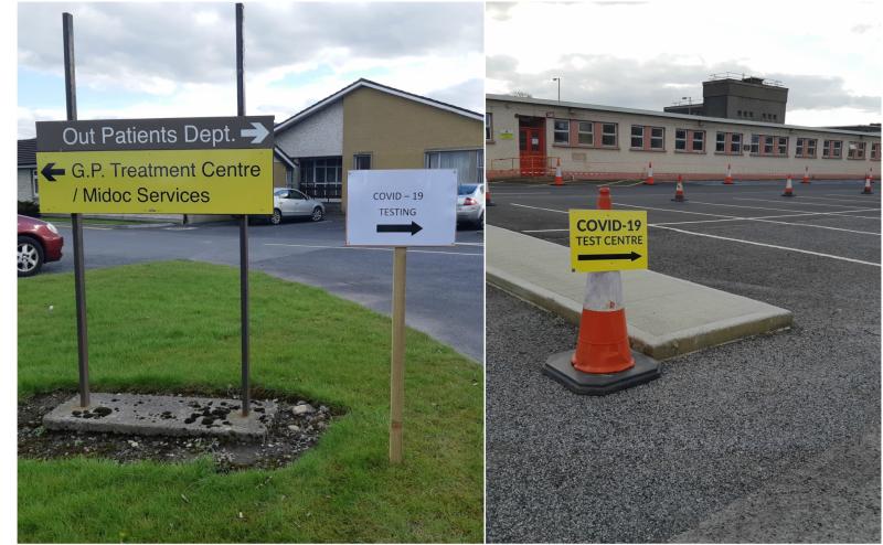 Covid-19 coronavirus test site being set up at St Joseph's care centre in Longford