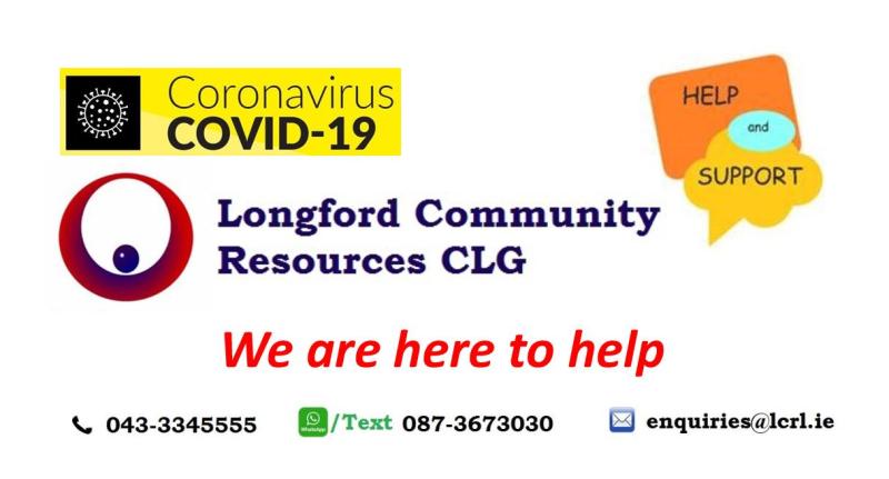 Longford Community Resources open for business and responding to local community needs during the Covid-19 crisis