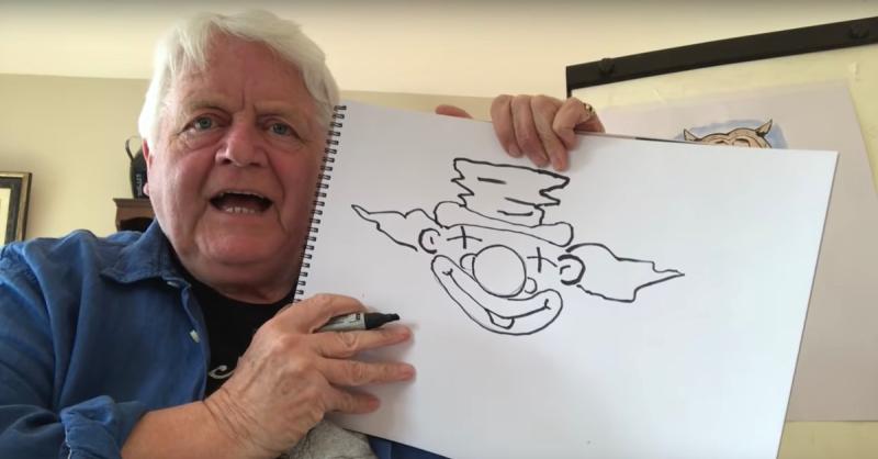 WATCH:  Iconic Irish artist Don Conroy launches 'Draw with Don' Youtube channel to inspire a whole new generation