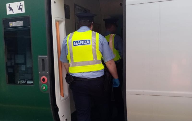 Longford gardaí check trains to ensure only essential travel is taking place