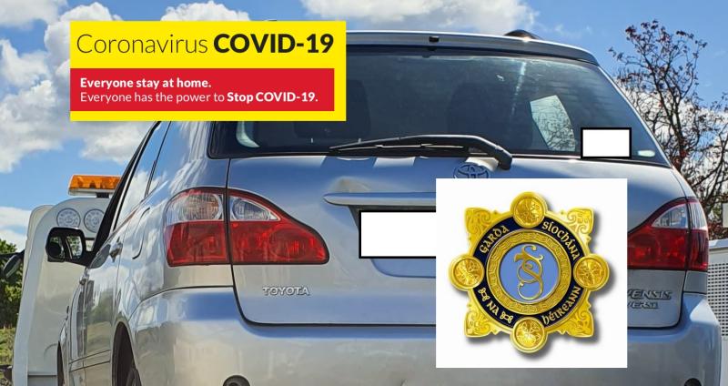 Uninsured driver in Longford on non essential journey has car seized by gardaí