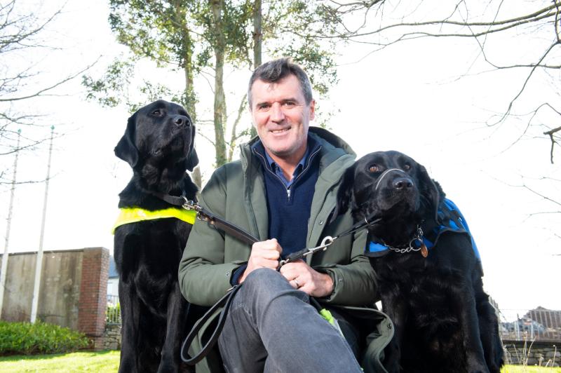 Roy Keane urges support for Irish Guide Dogs for the Blind's digital fundraiser on Friday, May 8