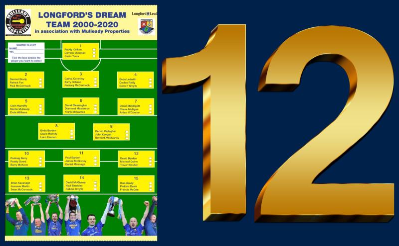 POLL | Vote for your left half forward on Longford's Dream Team 2000 - 2020