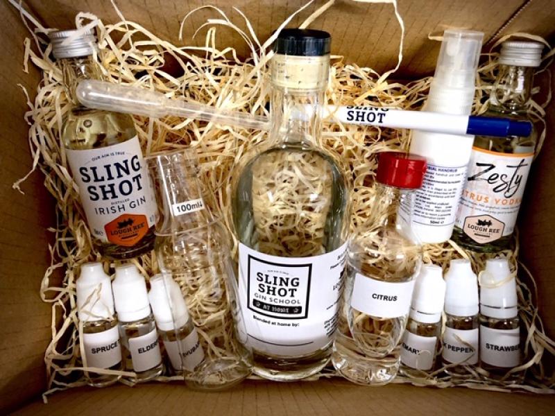 Lanesboro's Lough Ree Distillery launch Sling Shot Gin School At Home kit