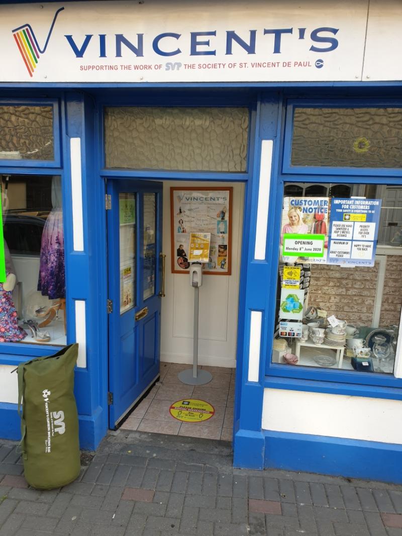 Longford Vincent's shop re-opening next week