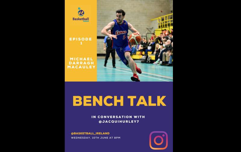 Array of sports stars to feature in Basketball Ireland's new interview series ‘Bench Talk’