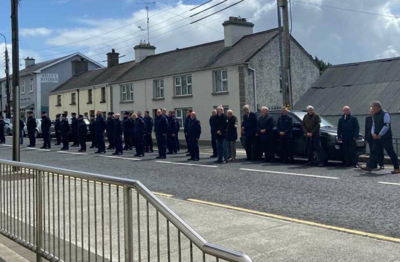 Granard gardaí express heartfelt thanks for the support during today's minute of silence for Detective Garda Colm Horkan