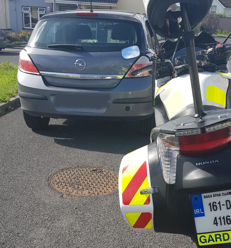 Longford Roads Policing Unit seize vehicle for erratic  driving