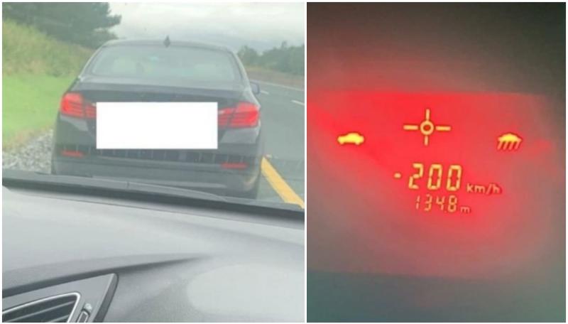 Gardaí clock driver doing outrageous 200km/h speed on busy motorway