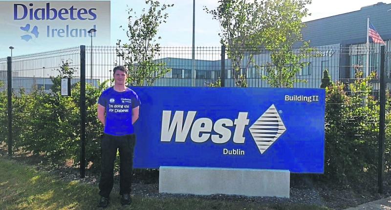 Aughnacliffe's Kevin O'Connell ditches the car and raises important funds for Diabetes Ireland