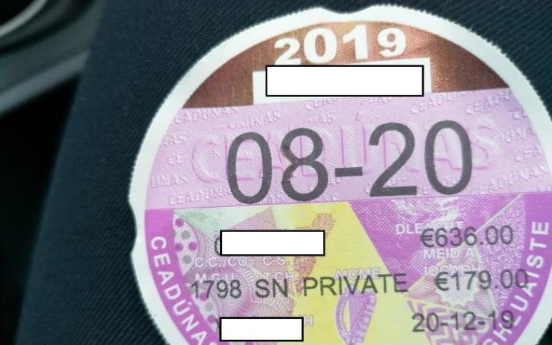 Fake tax disc alert! Garda&iacute; weren't fooled and seized the car 