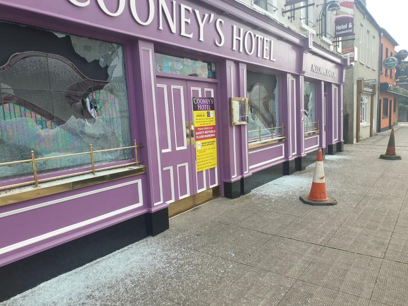 EXCLUSIVE: 'I'm absolutely devastated'-Ballymahon hotel owner says overnight vandalism will cost tens of thousands of euro to repair