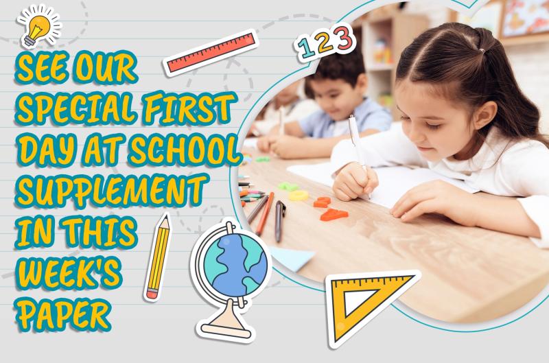 Big smiles from the little ones! Longford Leader's First Day at School Junior Infants supplement is here