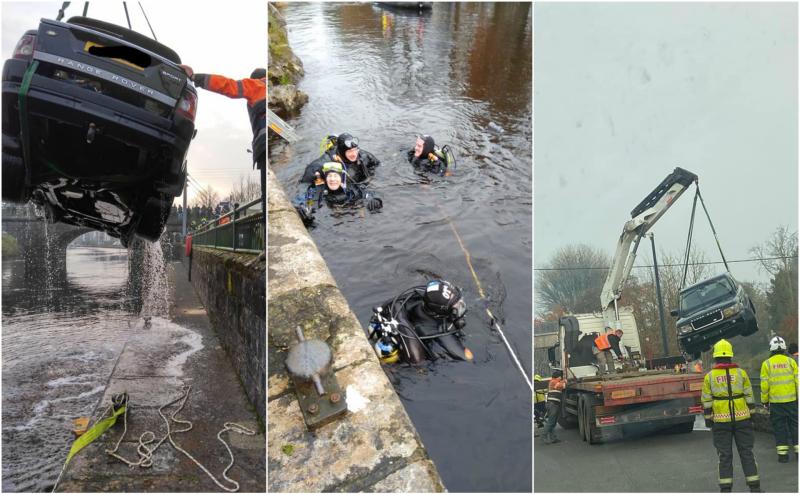 County Longford Scuba Divers assist with recovery of vehicle from canal