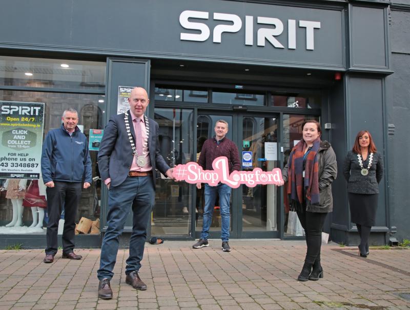 Campaign to promote shopping in local Longford businesses over the Christmas season underway
