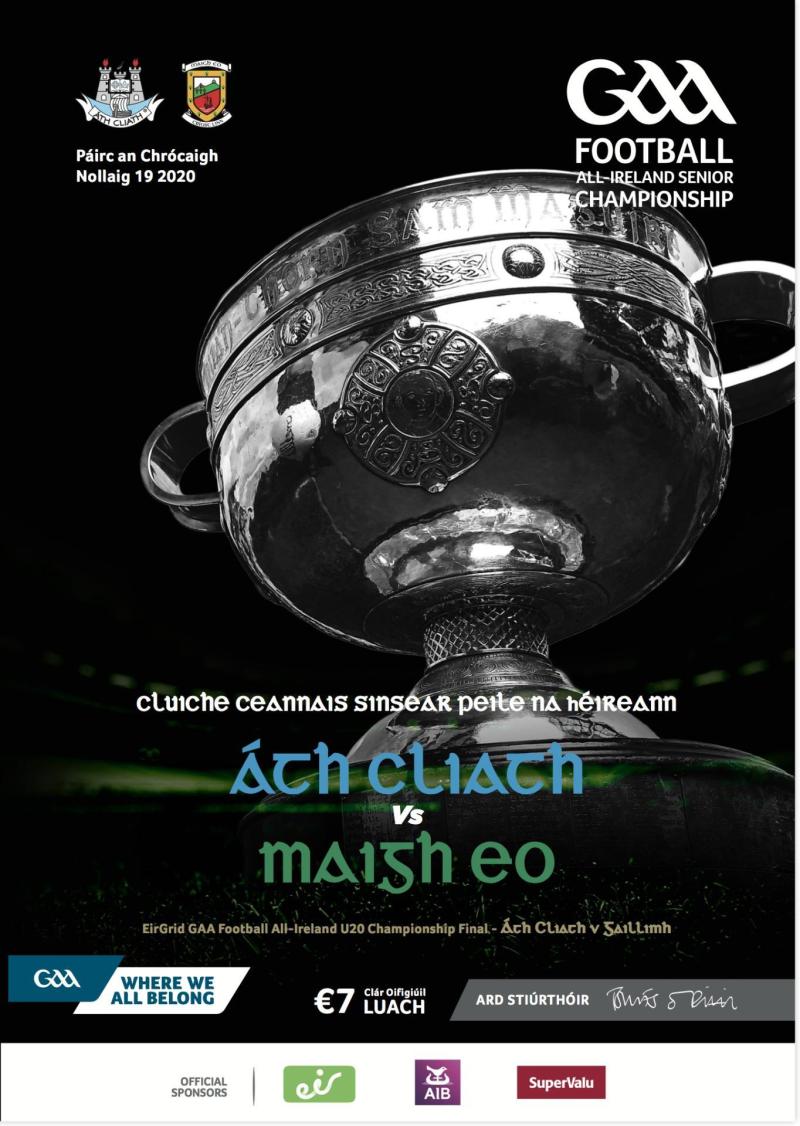 Special match programme made available for the All-Ireland football finals