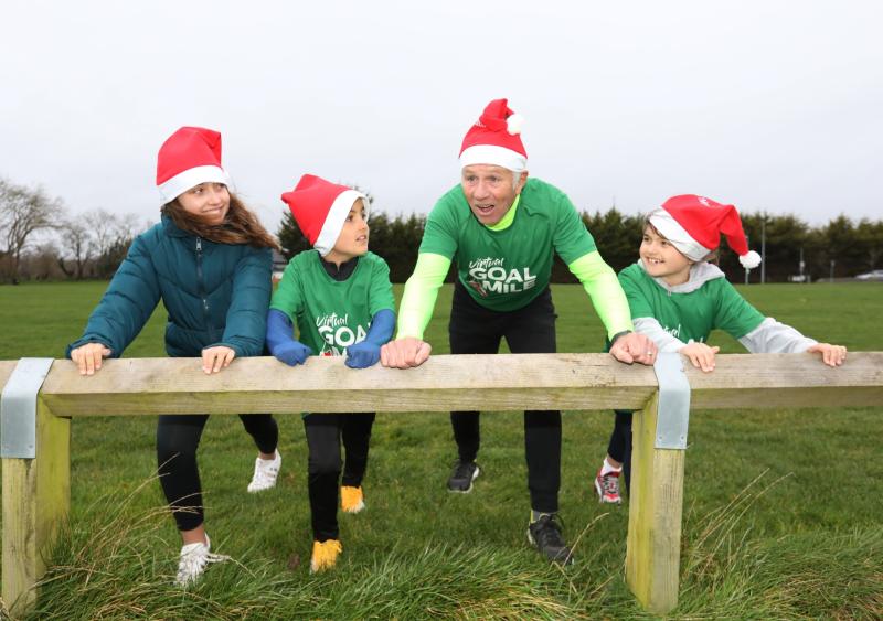 Irish running legend Eamonn Coghlan appeals to people of Longford to run a mile for GOAL this Christmas