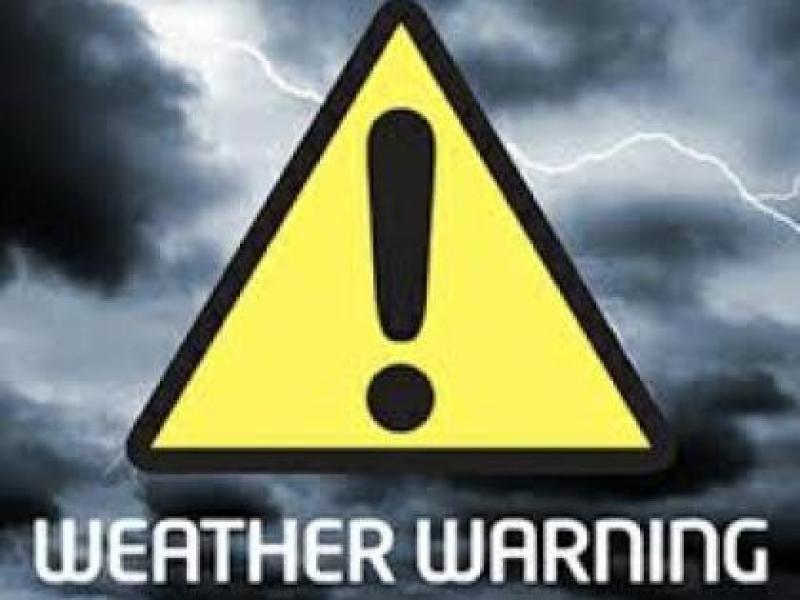 Weather warning 