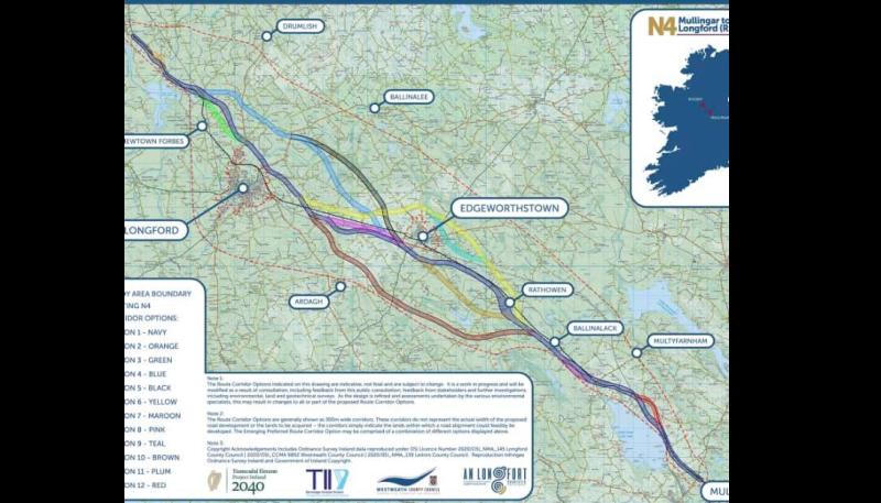Longford people invited to have their say on the N4 Mullingar to Rooskey route
