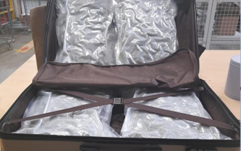 Two people arrested in midlands after vehicle search leads to huge cannabis seizure