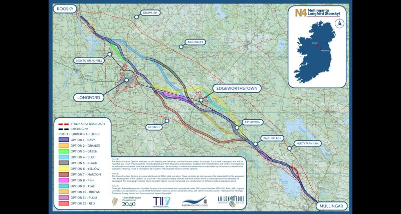 Residents and landowners unhappy about a lot of issues in relation to N4 Mullingar to Longford upgrade