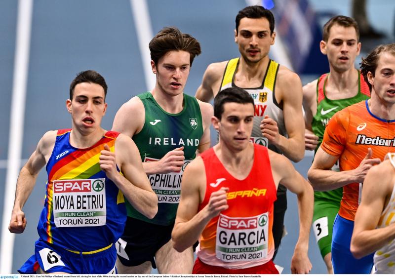 Longford’s Cian McPhillips up against three of Europe's top ten 800 metres runners in Poland this evening