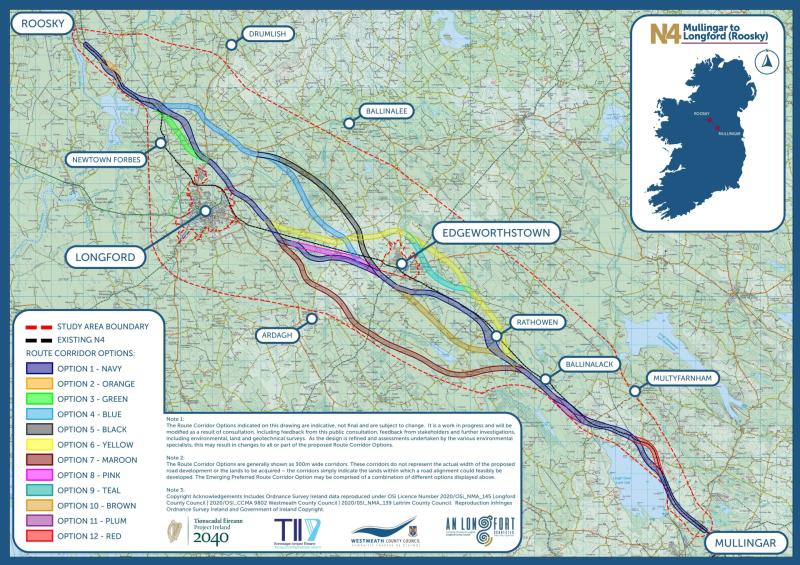 3,500 visit virtual consultation room as closing date for submissions on N4 Mullingar to Longford upgrade is next Friday 