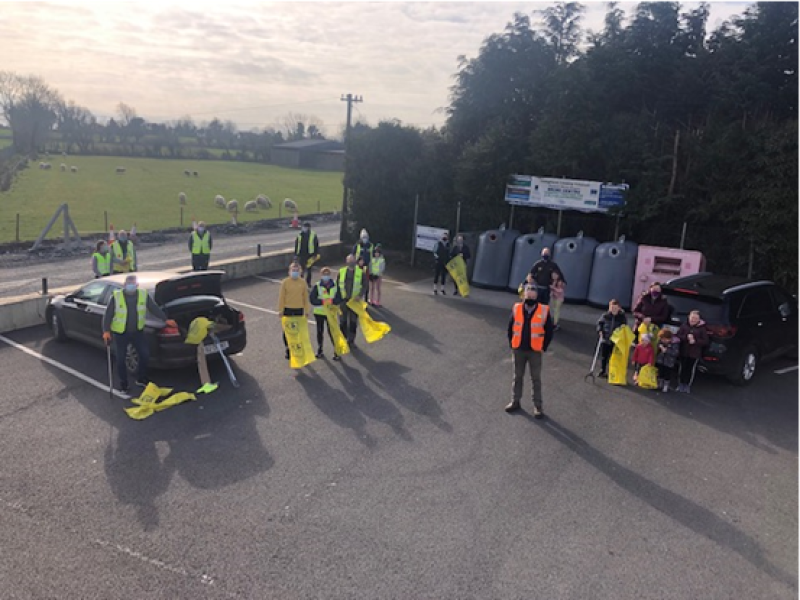 Colmcille volunteers collect  a tonne of rubbish