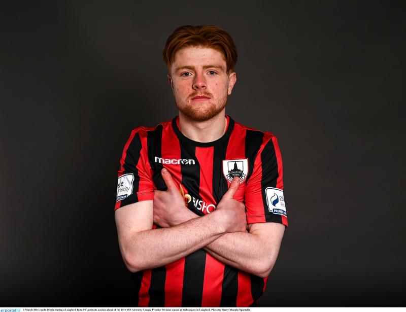 Longford Town's Aodh Dervin living the dream: from mascot to midfield dynamo