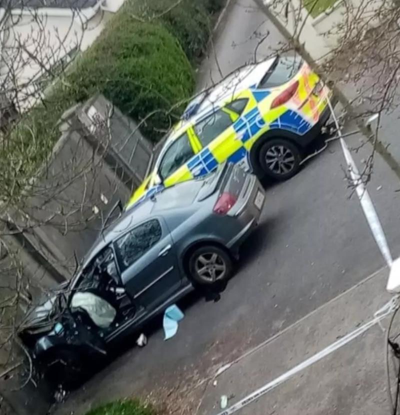 Garda struck by vehicle in high speed Longford car chase treated for minor injuries in hospital