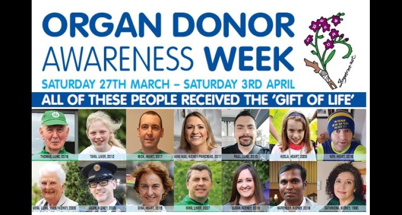 Longford County Council lighting up public sites in green in support of Organ Donor Awareness Week #LifeIsAGift