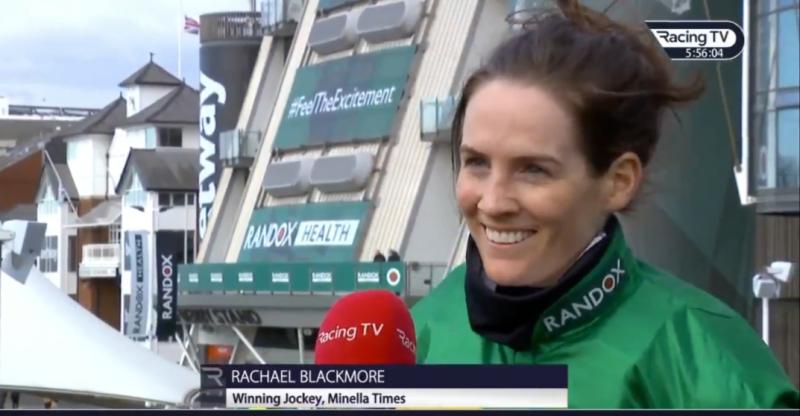 HISTORIC: Rachael Blackmore makes sporting history by becoming first female jockey to win Aintree Grand National 