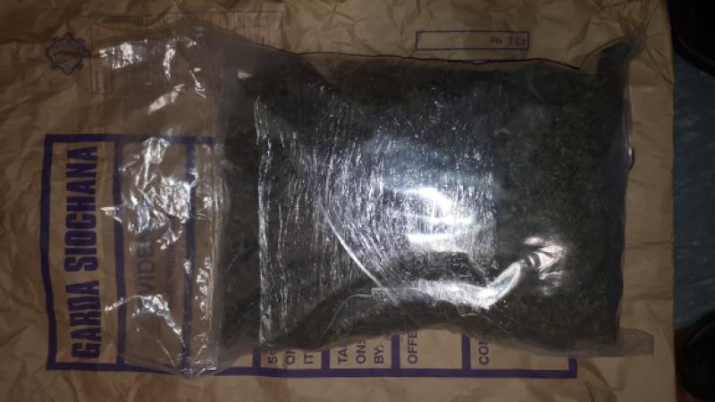 Garda&iacute; seize &euro;20,000 worth of suspected cannabis herb following the search of a car in Longford town