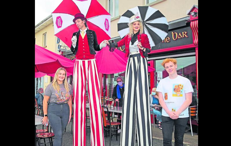 Feeling ten feet tall at launch of Lasta National Arts Festival in Longford