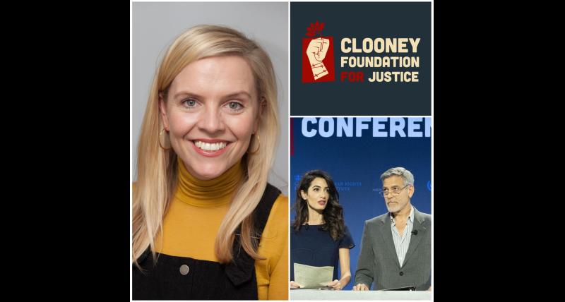 Huge appointment for Longford journalist as she links up with Amal  and George Clooney and the Clooney Foundation for Justice