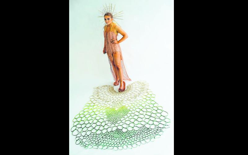 Cnoc Mhuire Granard's incredible 'Save This Image' design announced as Junk Kouture Grand Finalist