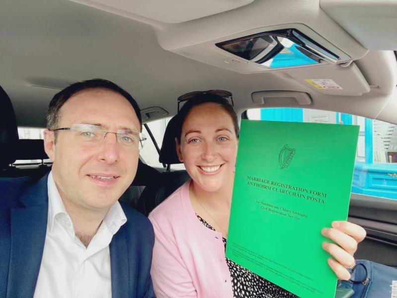 Wedding bells to ring today for Longford / Westmeath TD 