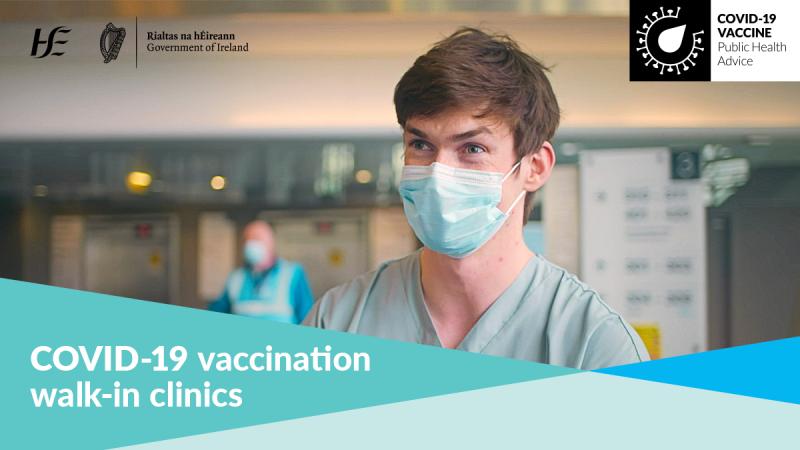 Walk-in clinics at Longford Covid-19 vaccination centre 