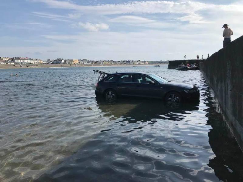 Kilkee motorists get that sinking feeling as tide comes in