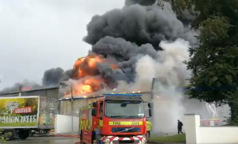 Devastating fire engulfs plant of award winning midlands yogurt producer