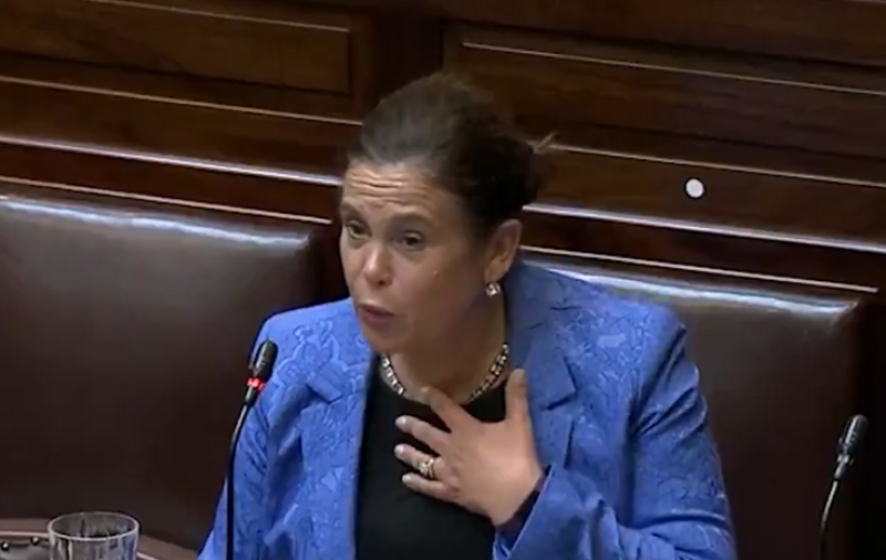 Taoiseach Micheál Martin told he's "mansplaining" by Sinn Féin leader