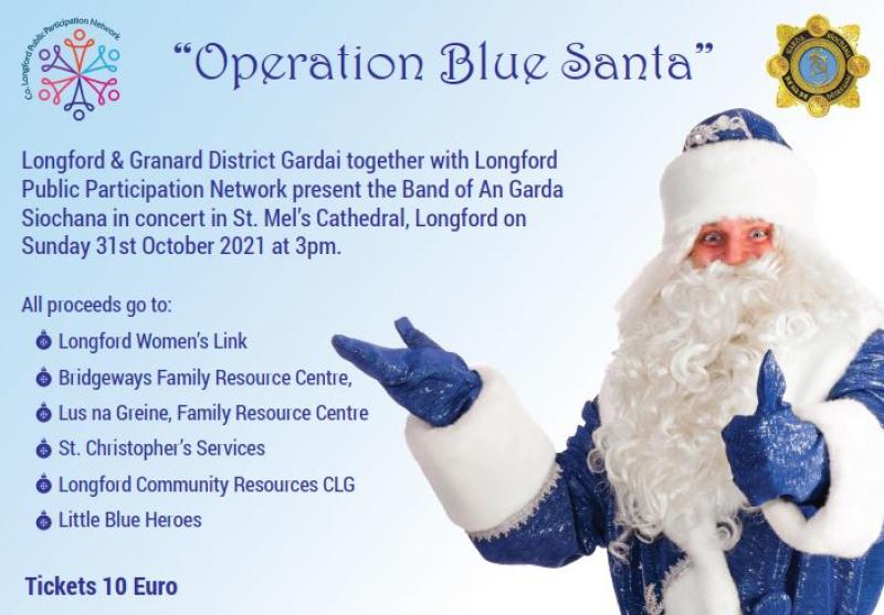 Operation Blue Santa kicks off with Garda Band in Longford's St Mel's Cathedral